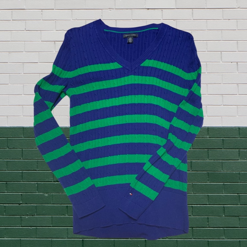 Striped Tommy sweater